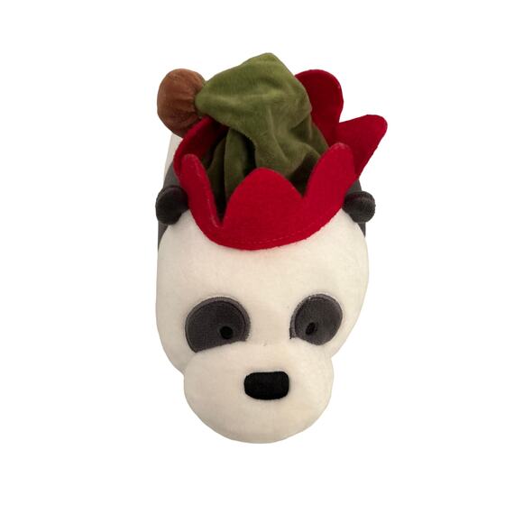 NWT MINISO We Bare Bears Panda Christmas Elf Hat Plush Toy Xmas 11” Cartoon - Picture 2 of 12
